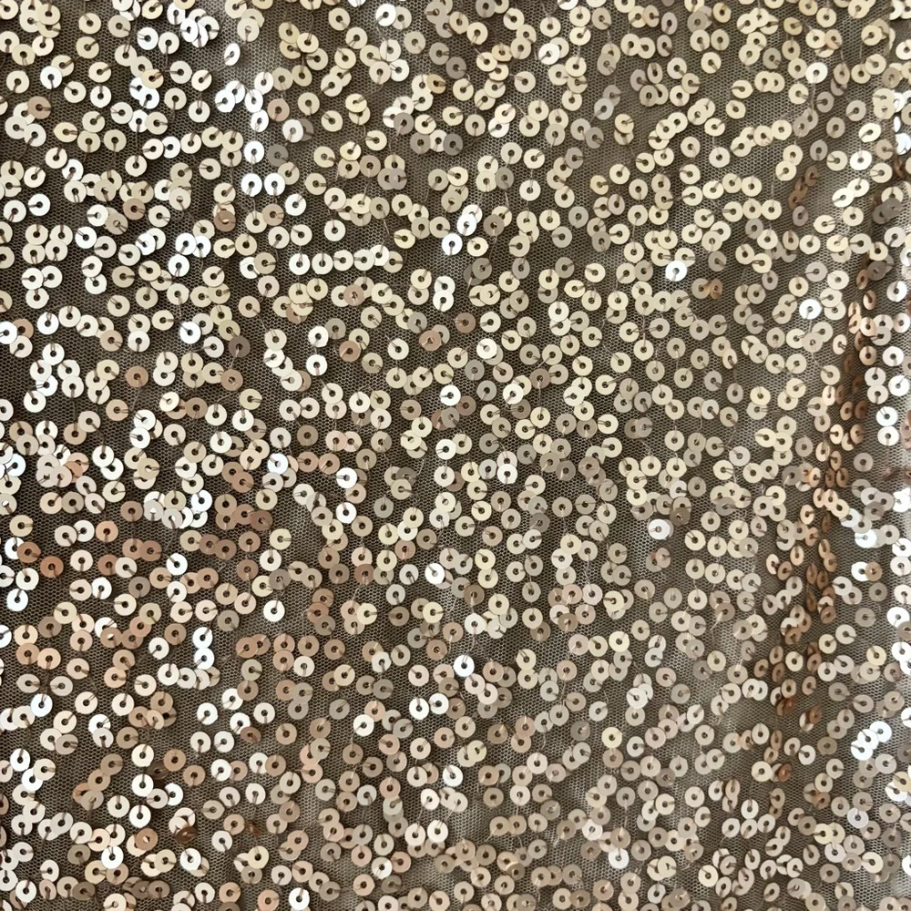 GAP Girls Gold Sequin Short Sleeve Party Dress